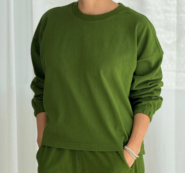 NATURELLE TEE- COLLARD GREEN