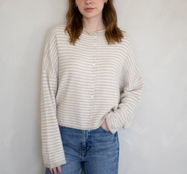 Pisces Cardigan- Stripe
