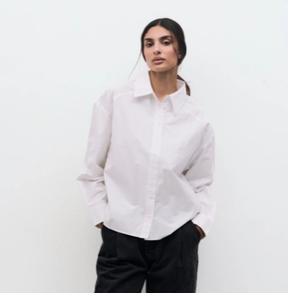 The Ophelia Top | Boxy Button-Down Shirt