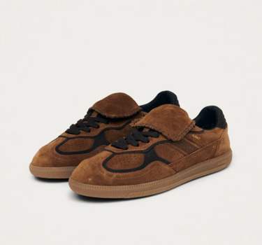 TB.490 CLUB SUEDE BROWN LEATHER SNEAKERS