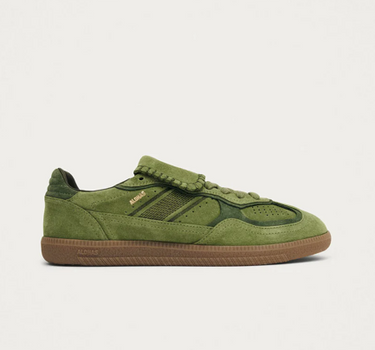 TB.490 CLUB SUEDE GREEN LEATHER SNEAKERS