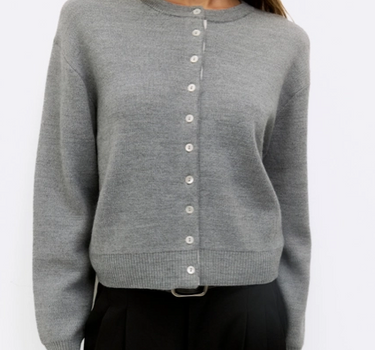 The Malin Cardigan | Cropped Button-Down Cardigan