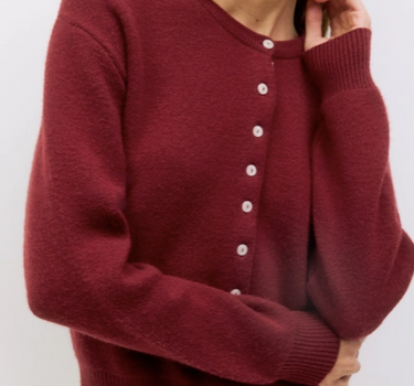 The Malin Cardigan | Cropped Button-Down Cardigan