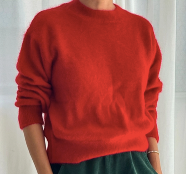 Finn Mohair Sweater- Red