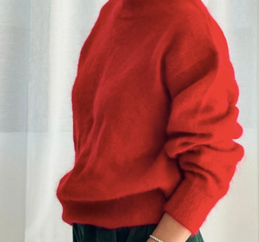 Finn Mohair Sweater- Red