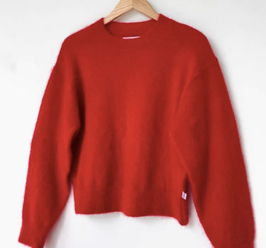 Finn Mohair Sweater- Red