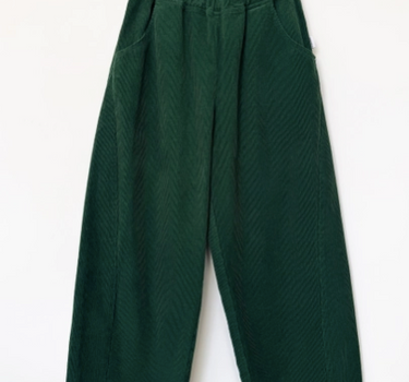 Corduroy Arc Pants- Forest