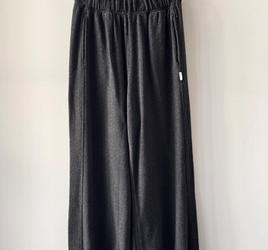 POINTELLE BALLOON PANTS- CHARCOAL