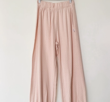 POINTELLE BALLOON PANTS- BABY PINK