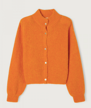 WOMEN'S CARDIGAN EAST- ORANGE