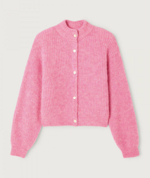 WOMEN'S CARDIGAN EAST- BUBBLE PINK
