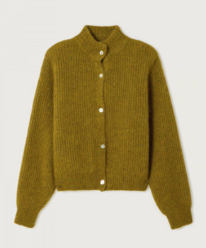 WOMEN'S CARDIGAN EAST- GREEN
