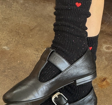 Embroidered Snow Socks