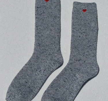 Embroidered Snow Socks
