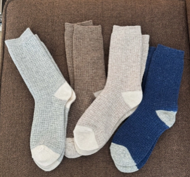 Wool Waffled Socks