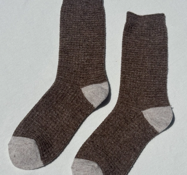Wool Waffled Socks