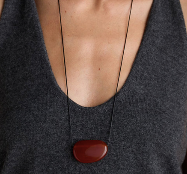 JULIA LONG NECKLACE RED