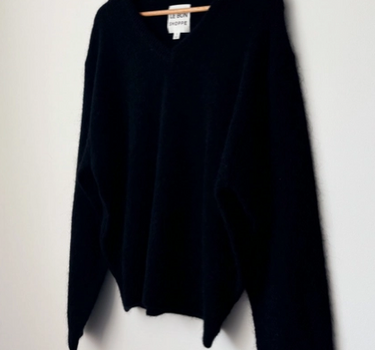 James Mohair Sweater- Black
