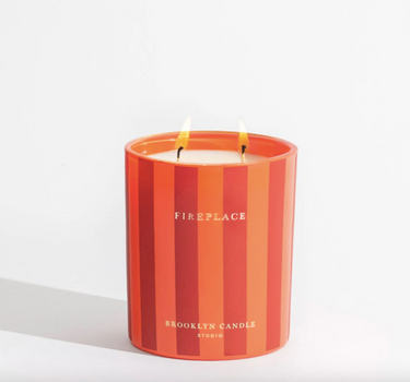 Fireplace Holiday Candle