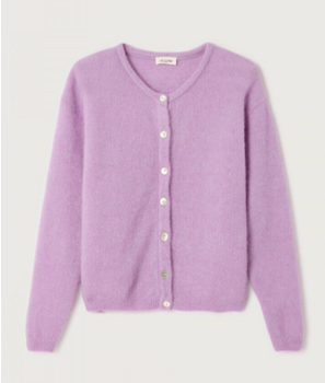 VITO CARDIGAN-- LAVANDER MELANGE