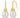 ODETTE PEARL EARRINGS- GOLD