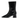 Berlin Rift Black Leather Ankle Boots