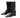 Berlin Rift Black Leather Ankle Boots
