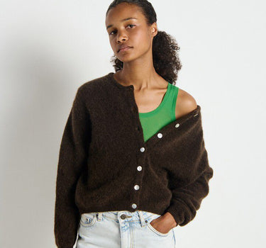 VITO CARDIGAN-- CAFE CHINE