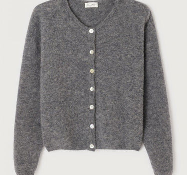 VITO CARDIGAN-- ACIER CHINE