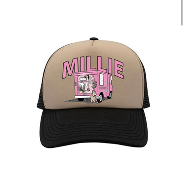 MILLIE TRUCKER HAT BROWN/BLACK