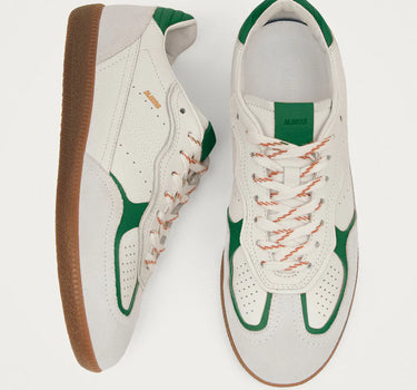 TB.490 RIFE GRAIN WHITE GRASS GREEN LEATHER SNEAKER