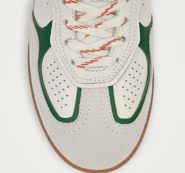 TB.490 RIFE GRAIN WHITE GRASS GREEN LEATHER SNEAKER