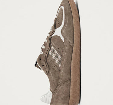 TB.490 RIFE TAUPE LEATHER SNEAKERS