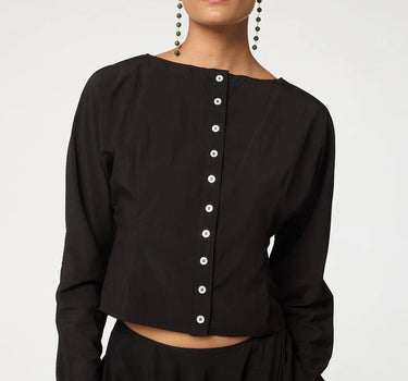 ZHADE TOP- BLACK