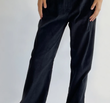 Cord Pleated Trouser